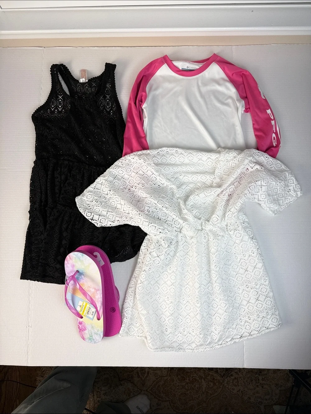 Girls size 8-10 lot summer 16 pieces, nike, cat and jack, limited too - Picture 2 of 9